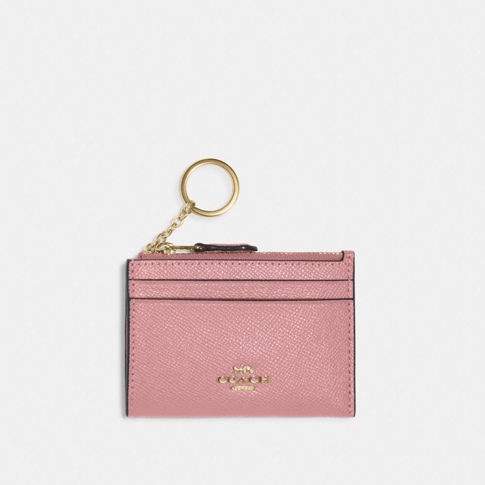 COACH®,ミニ スキニー ID ケース,ﾄｩﾙｰ ﾋﾟﾝｸ