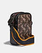 COACH®,DYLAN 10 WITH HORSE AND CARRIAGE PRINT,pvc,Mini,Black Copper/Black Brown,Angle View