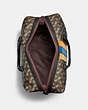 Metropolitan Duffle With Horse And Carriage Print And Varsity Stripe