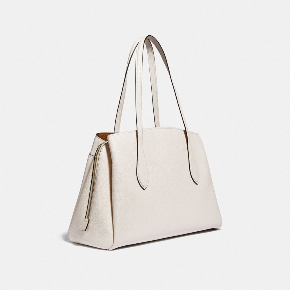 Coach lora carryall discount taupe