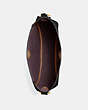 COACH®,MADDY HOBO,Glovetanned Leather,Medium,Brass/Black,Inside View,Top View