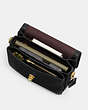 COACH®,CASSIE CROSSBODY BAG 19,Leather,Medium,Brass/Sport Red,Inside View, Top View