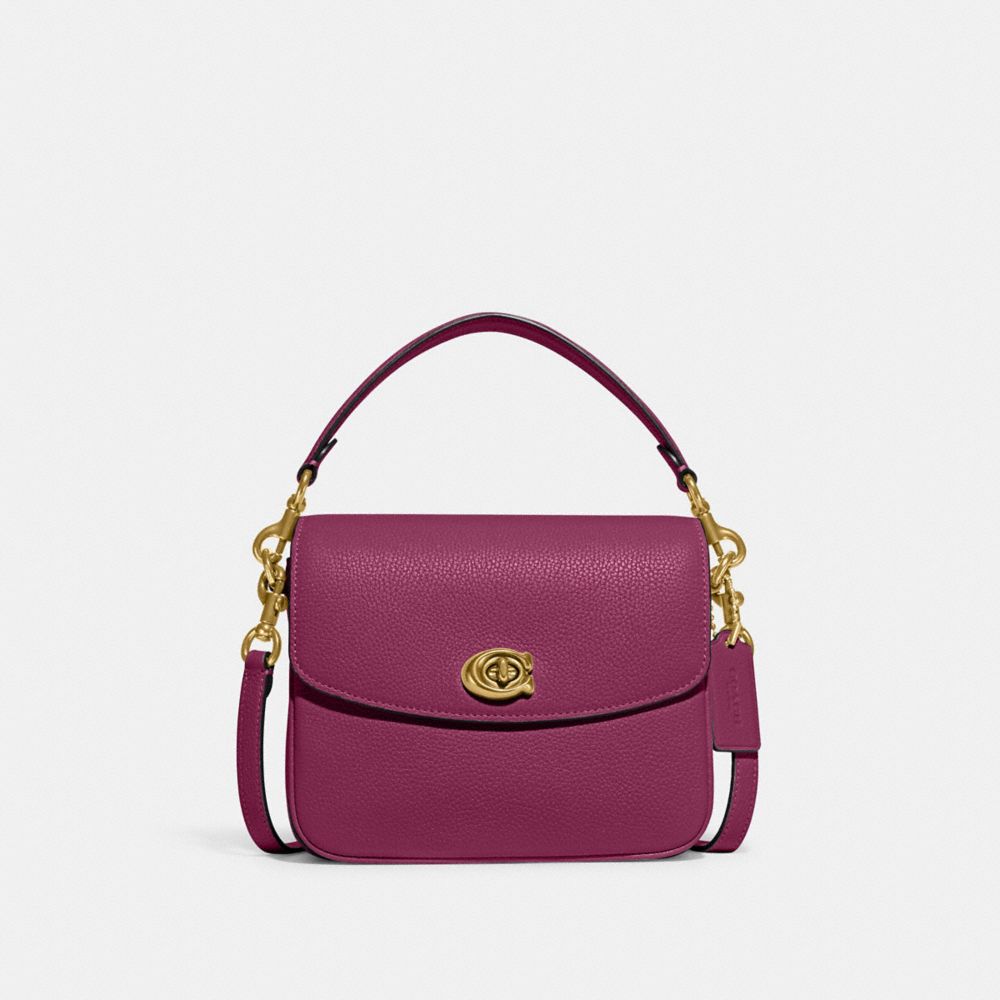 COACH Polished Pebbled Leather Cassie Crossbody 19 - Macy's