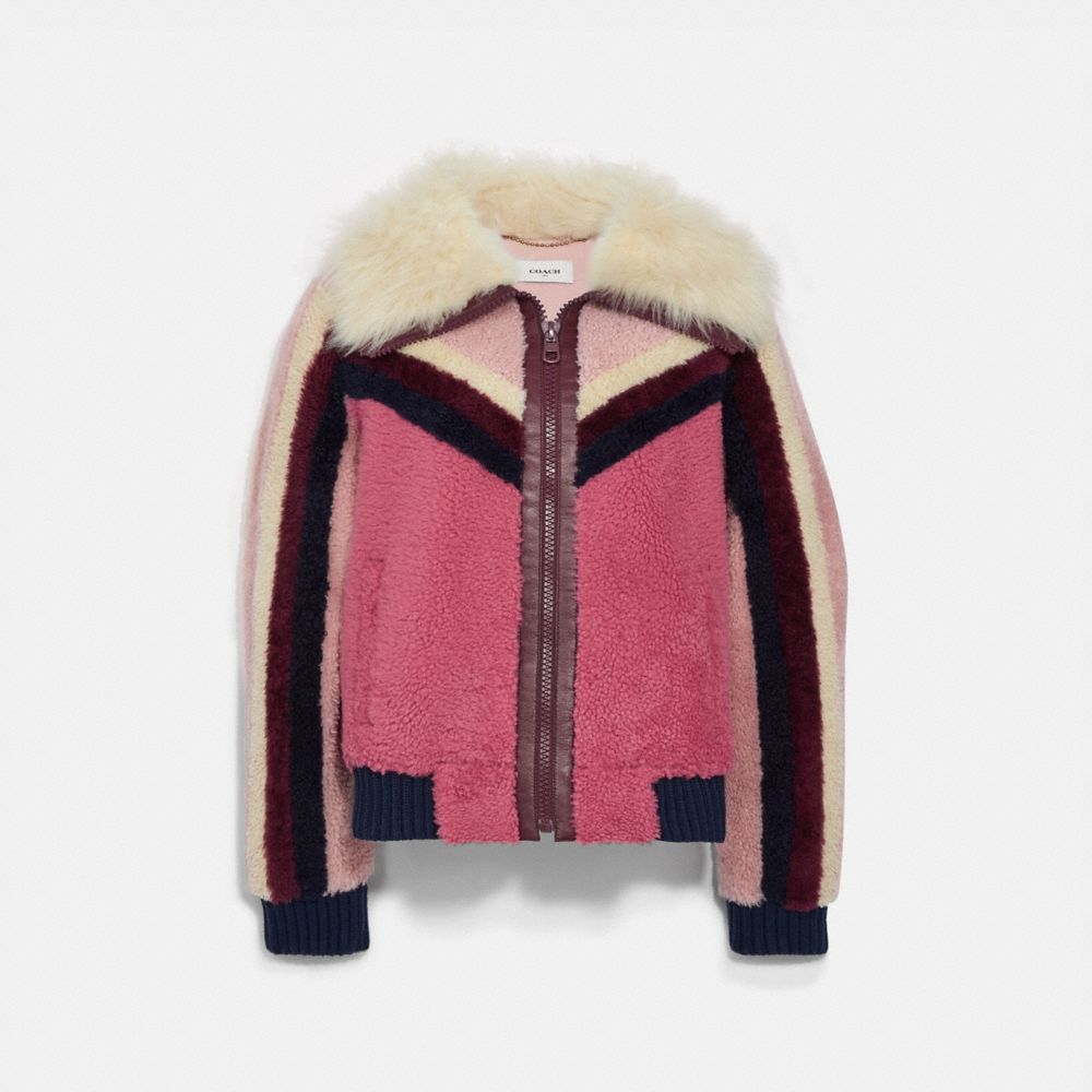 Shearling Bomber Jacket