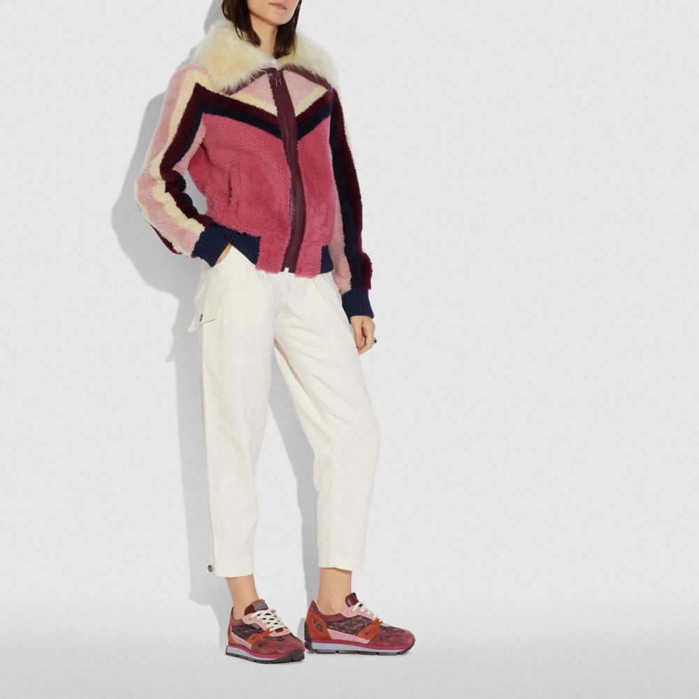 Shearling Bomber Jacket