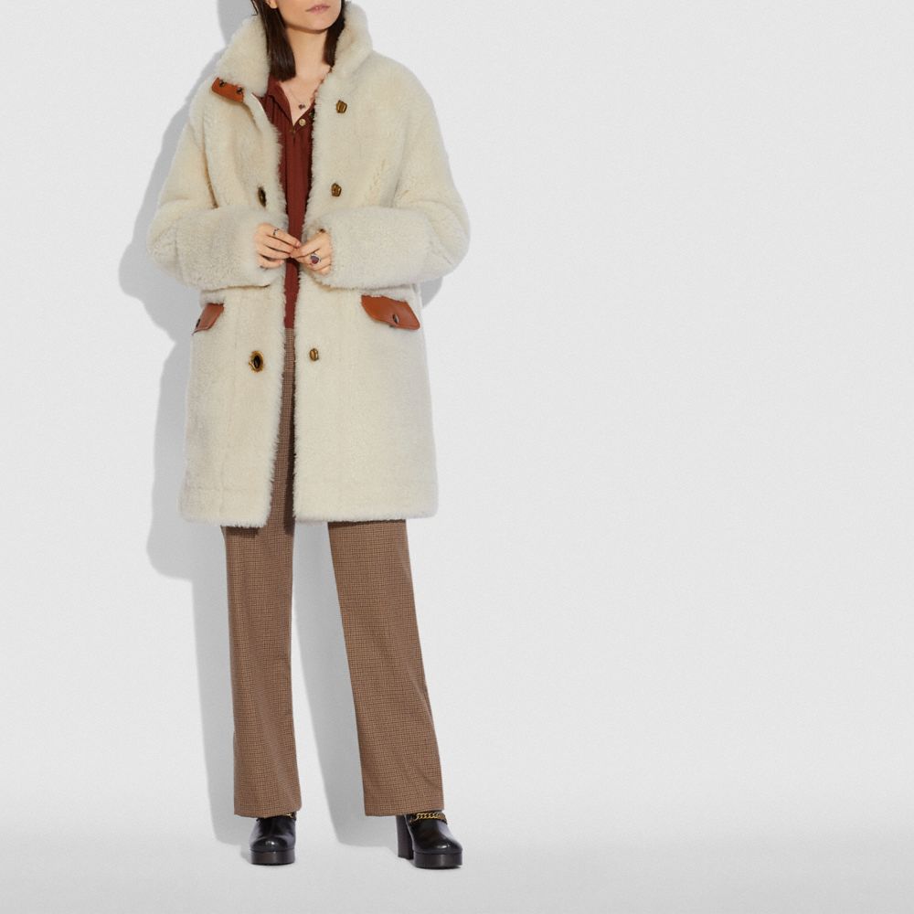 COACH® | Shearling Coat