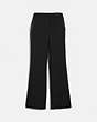 COACH®,TUXEDO FLARE TROUSERS,Mixed Material,Black,Front View