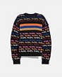 Rainbow Horse And Carriage Crewneck Sweater