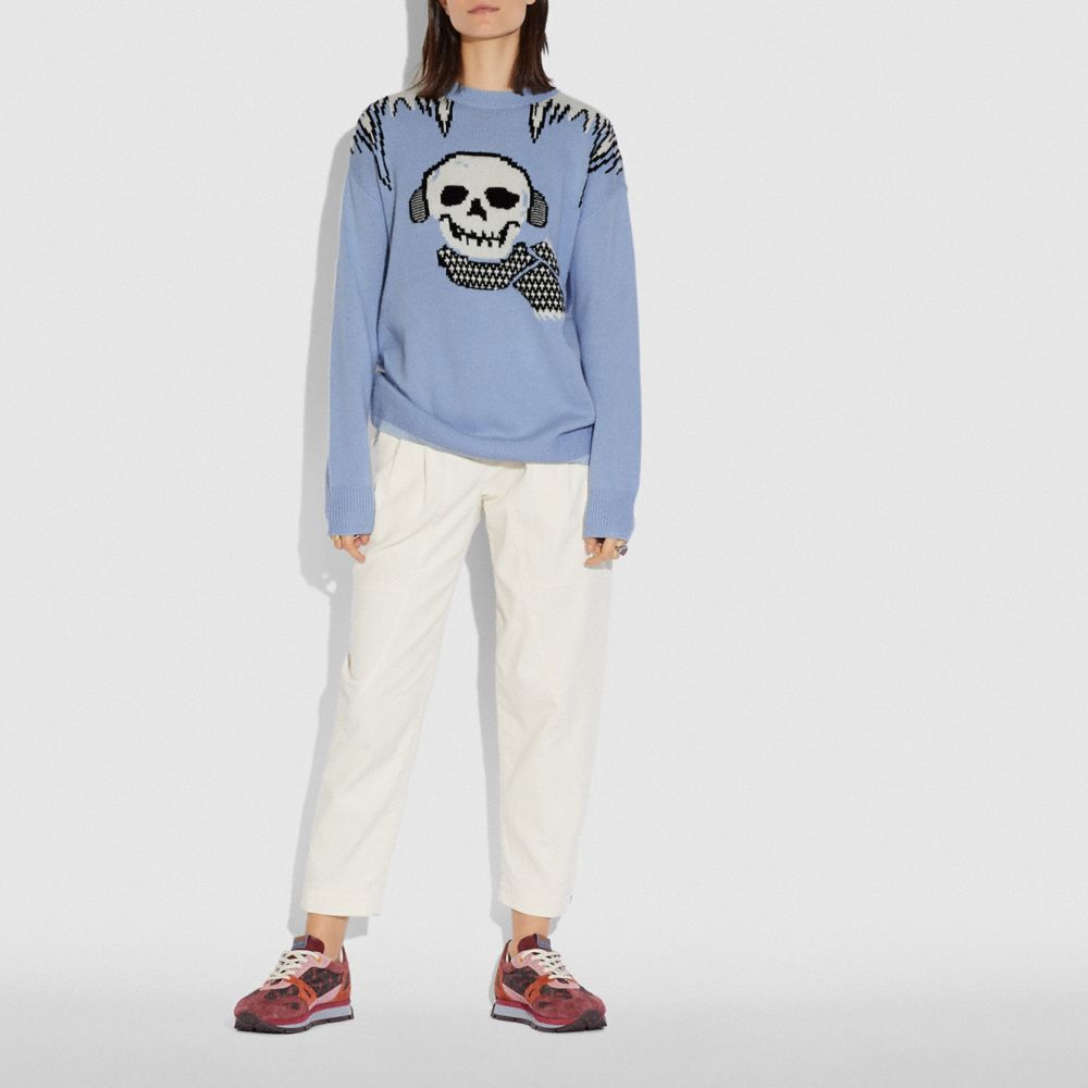 Bonesy Intarsia Sweater