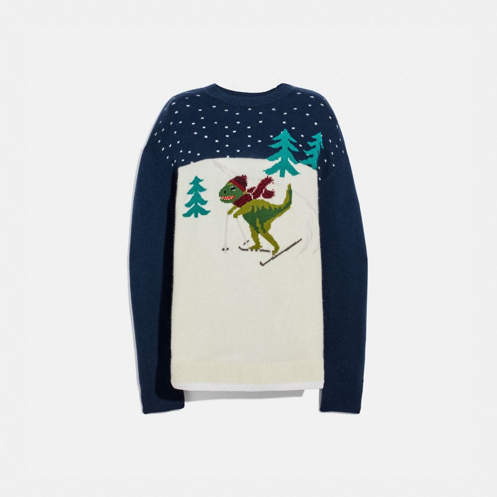 COACH Rexy Intarsia Sweater