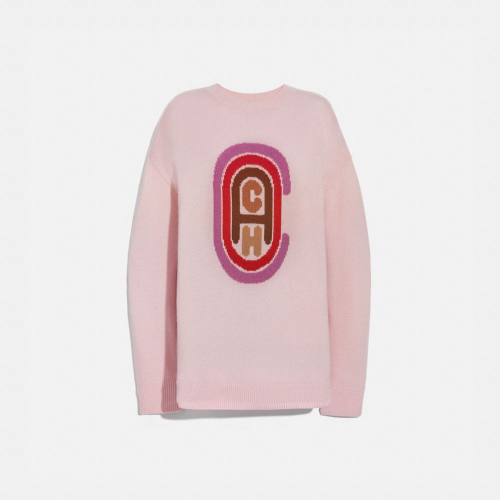 Coach intarsia cheap sweater