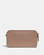 COACH®,KIRA CROSSBODY,Pebbled Leather,Mini,Light Antique Nickel/Taupe,Back View