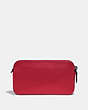 COACH®,KIRA CROSSBODY BAG,Pebbled Leather,Mini,Pewter/Red Apple,Back View