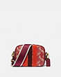 Lunar New Year Camera Bag 16 With Horse And Carriage Print And Varsity Stripe