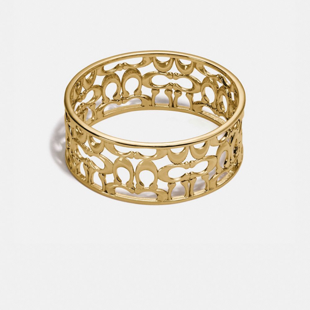 Pierced Signature Bangle