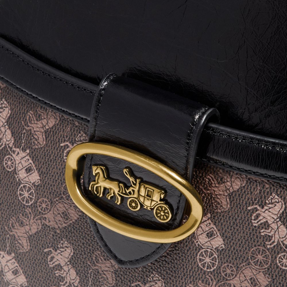 Kat crossbody with horse and carriage print new arrivals