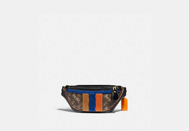 Rivington Belt Bag 7 With Horse And Carriage Print And Varsity Stripe