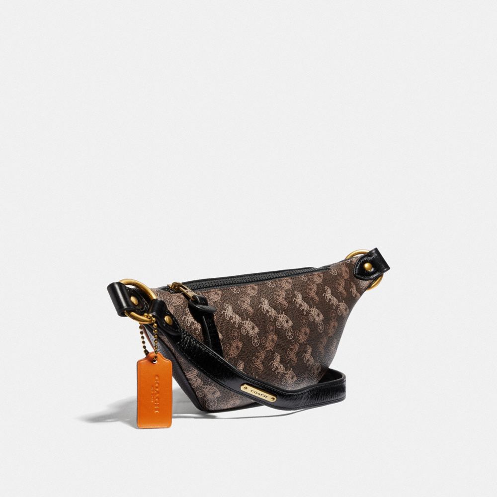 Rivington Belt Bag 7 With Horse And Carriage Print And Varsity Stripe