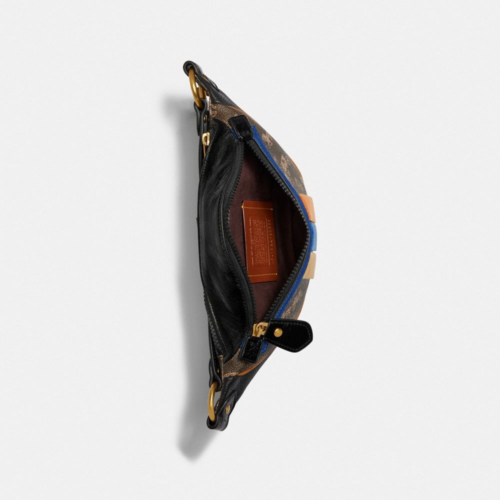 Rivington Belt Bag 7 With Horse And Carriage Print And Varsity Stripe