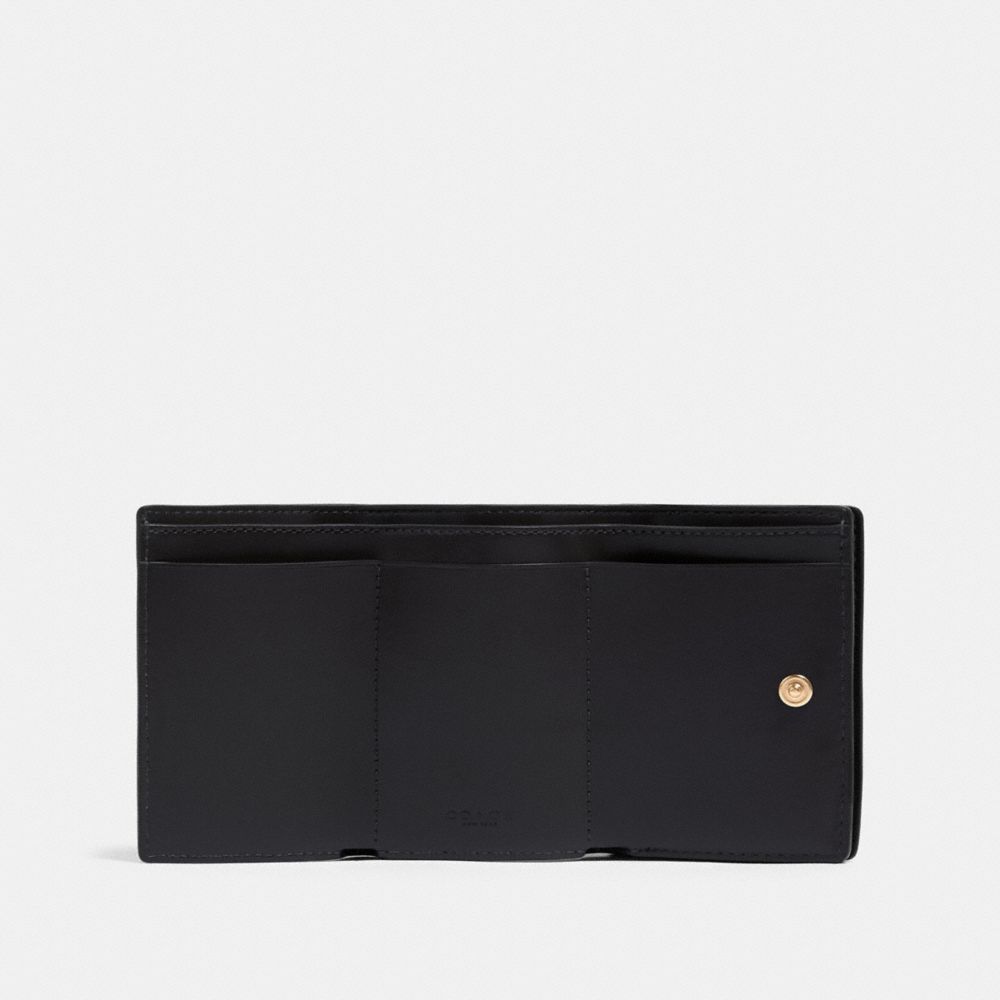 COACH®,オリガミ スモール トライフォールド ウォレット,ミニ財布(二つ折り&三つ折り),ﾌﾞﾗｯｸ