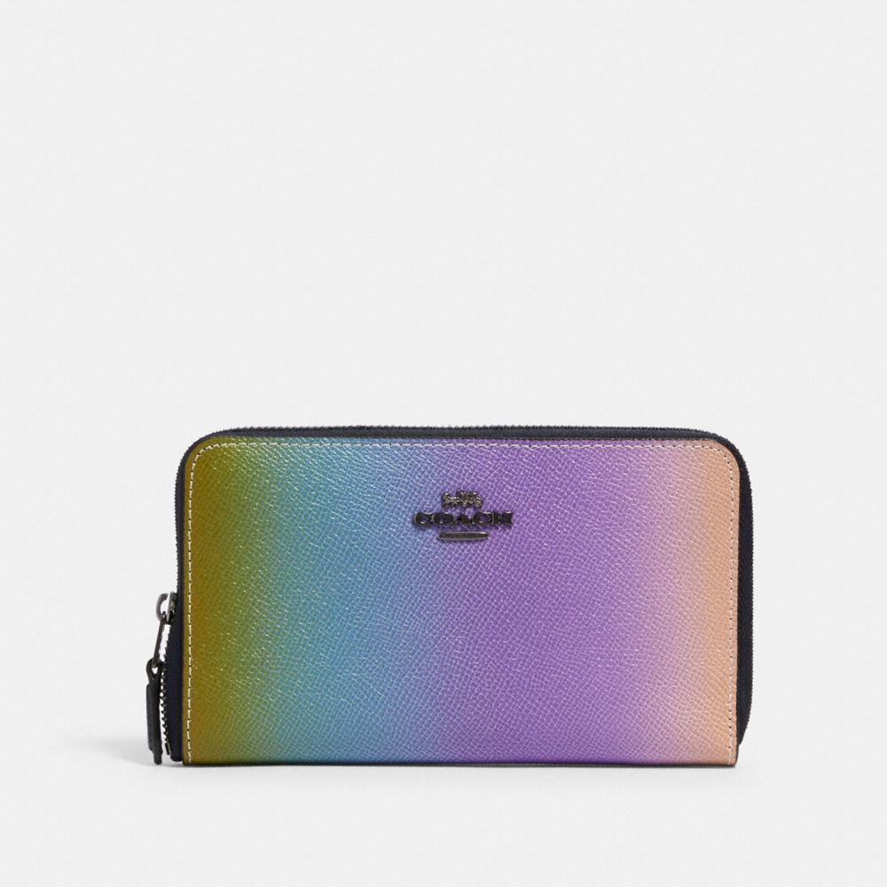 COACH® Outlet  Medium Zip Around Wallet With Ombre