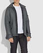 COACH®,SHEARLING SNAP FRONT JACKET,Shearling,Iron,Scale View