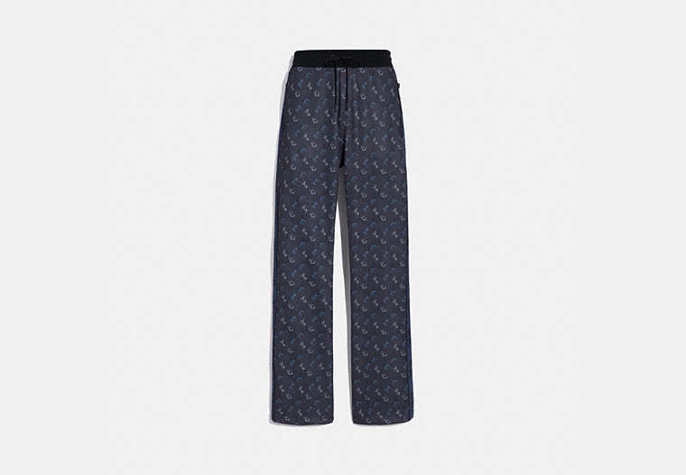 Horse And Carriage Print Track Pants