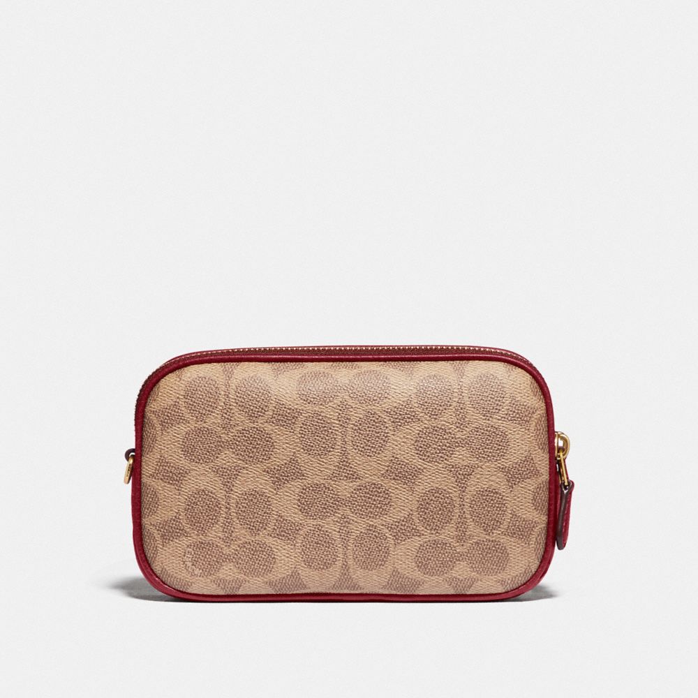 Sadie crossbody clutch in colorblock cheap signature canvas