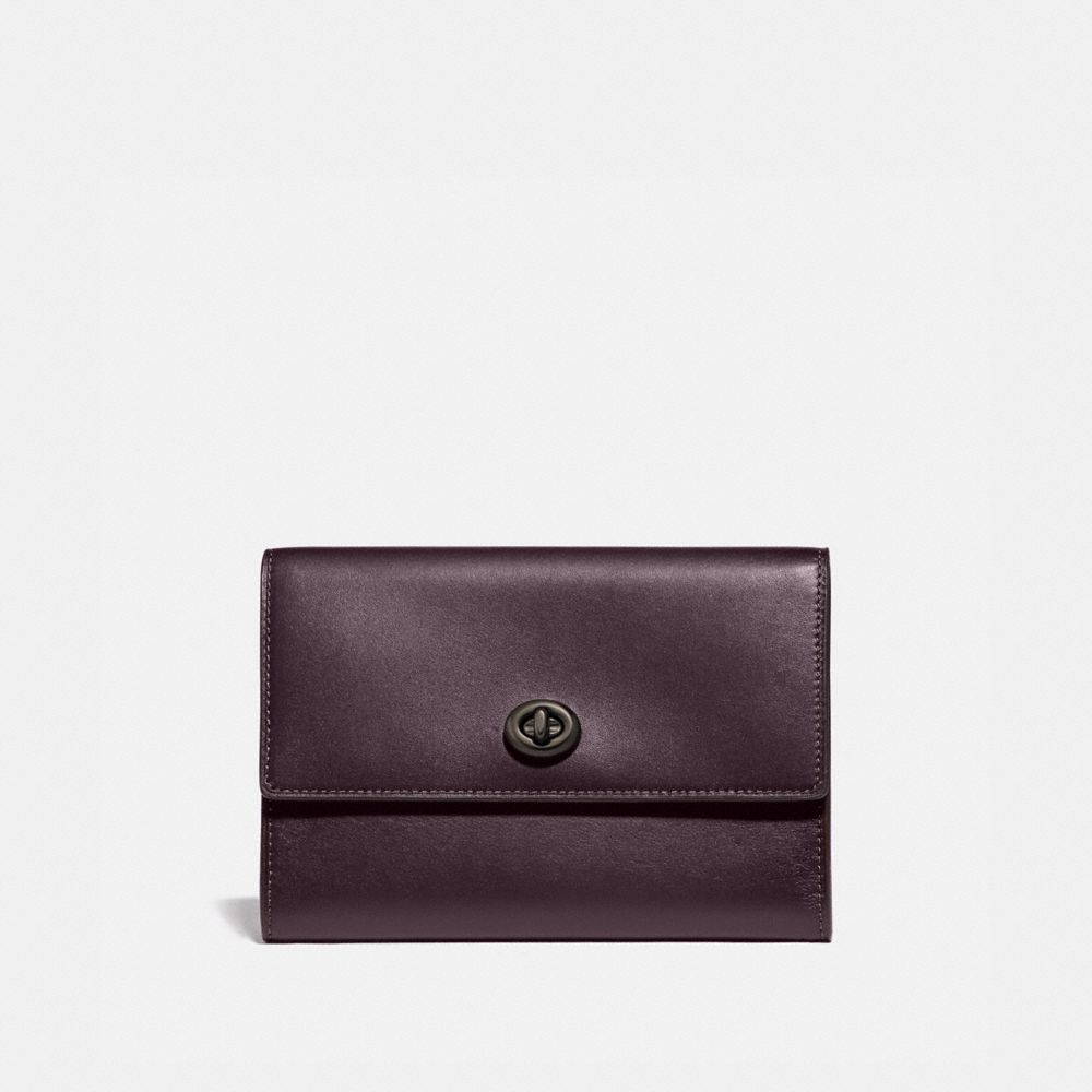 COACH®,POUCH,OXBLOOD,Front View