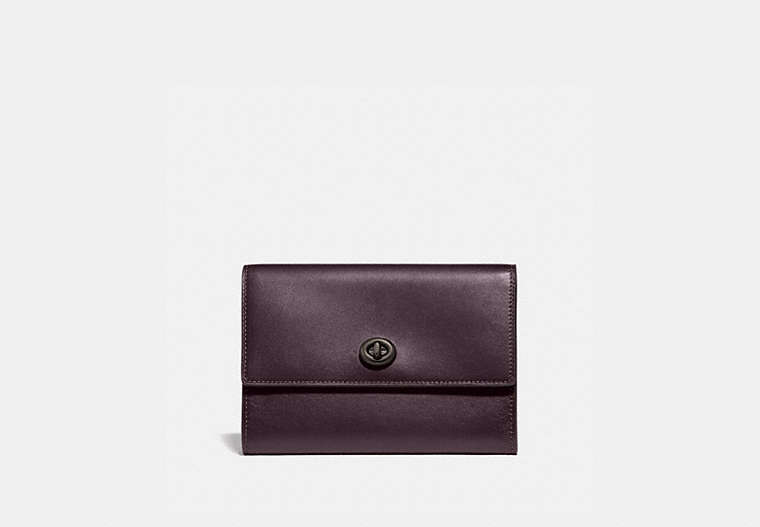COACH®,POUCH,OXBLOOD,Front View