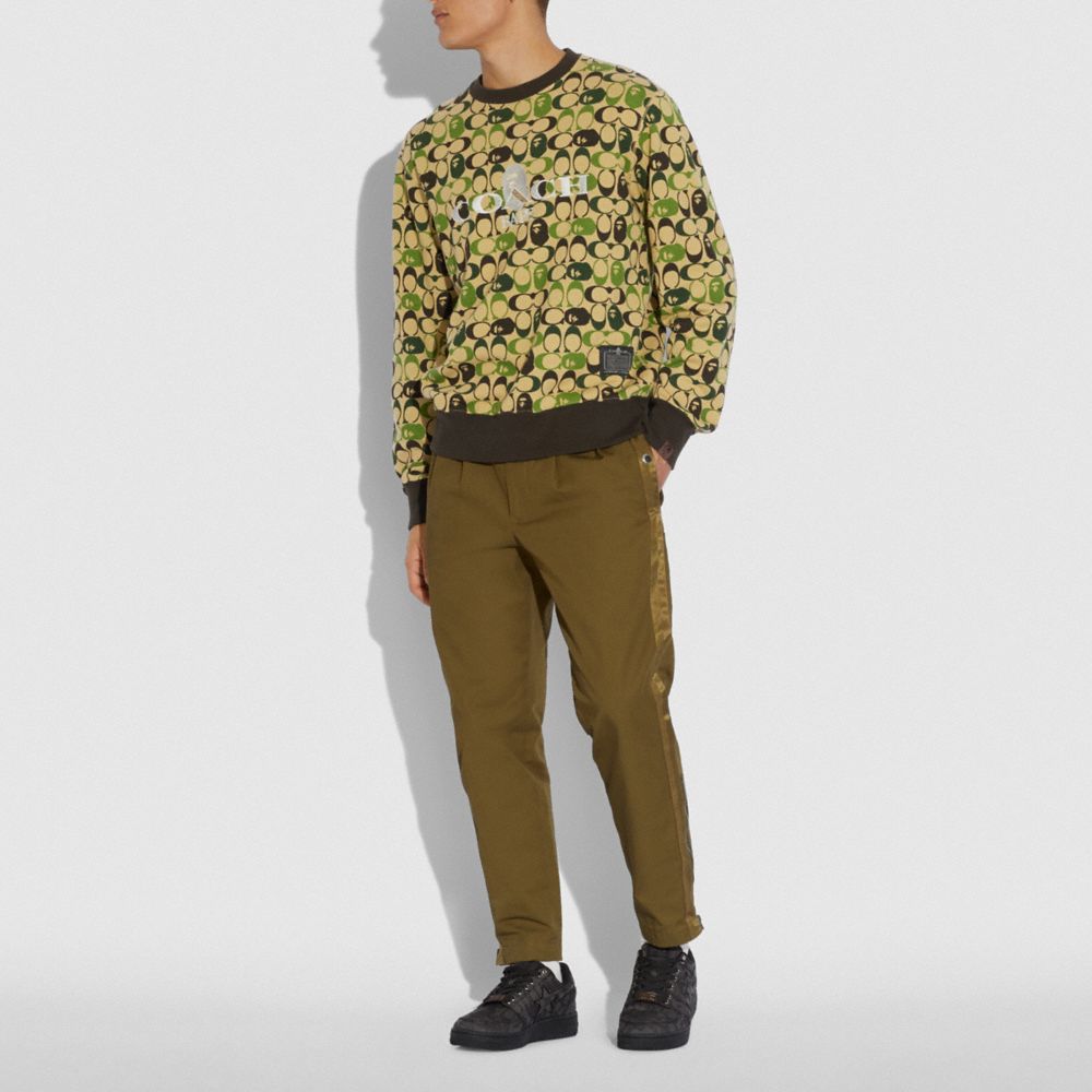 独創的 BATHING A APE SWEATSHIRT CREWNECK BAPE x 激レア【XXL】COACH ...