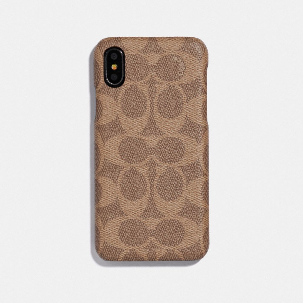 COACH® | Iphone Xs Max Case In Signature Canvas