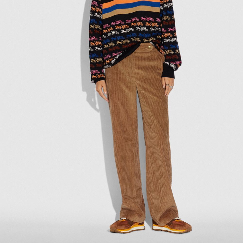 COACH®,Corduroy Trousers,,Scale View