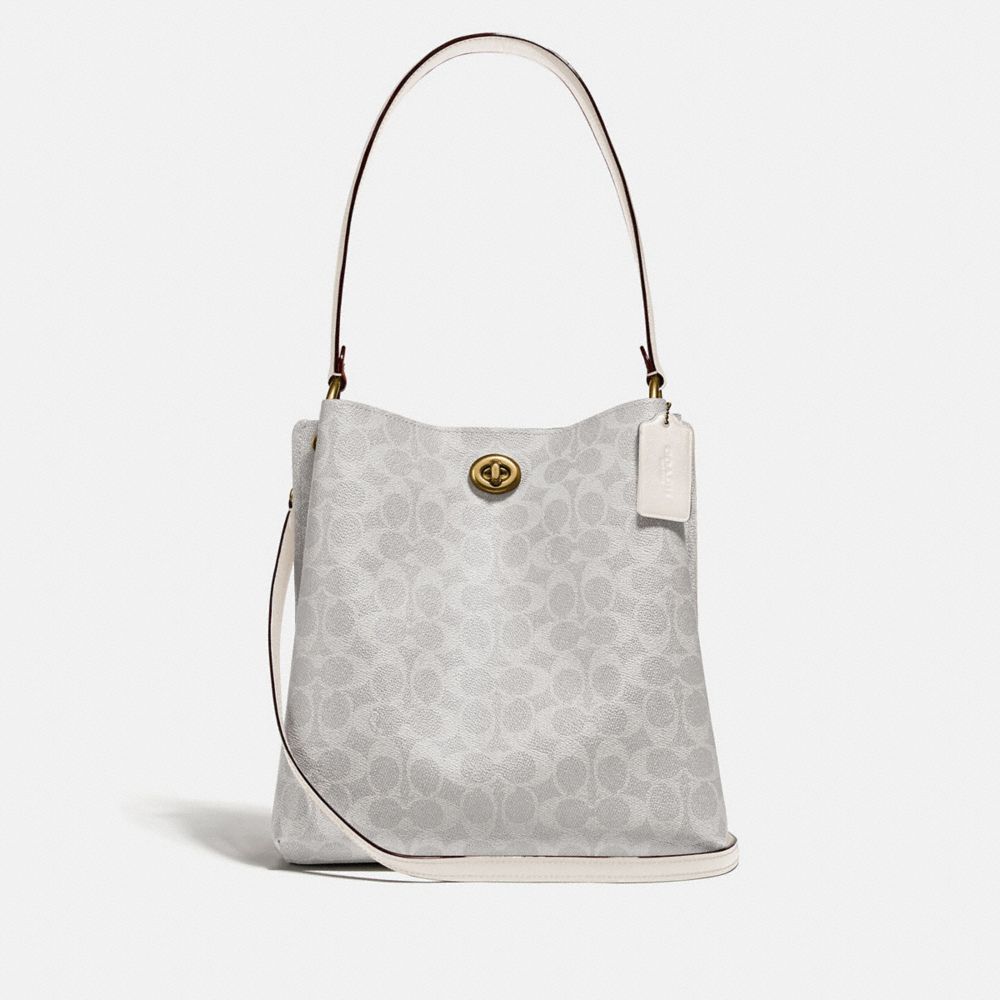 COACH HEART BAG CHARM IN SIGNATURE CANVAS / COACH NEW ARRIVAL 2021