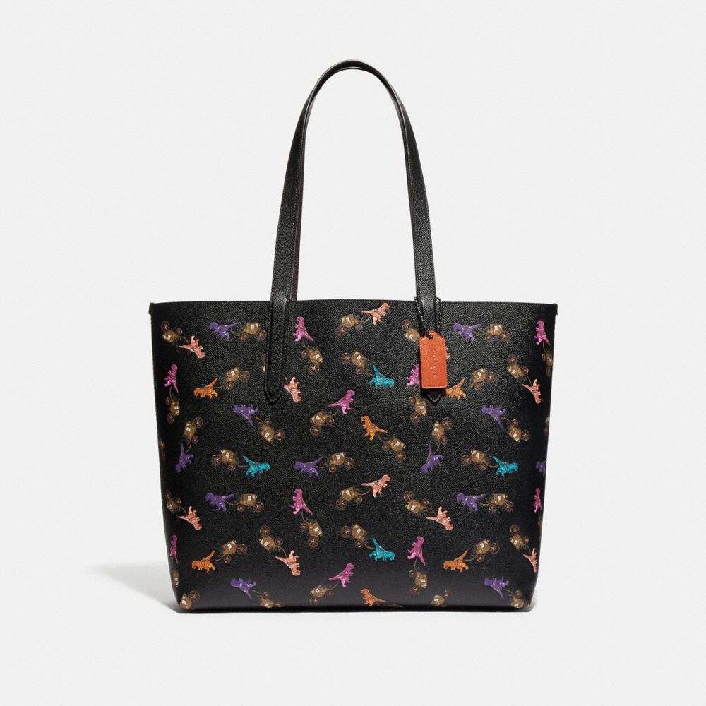 COACH Highline Tote With Rexy And Carriage Print