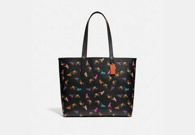 Highline Tote With Rexy And Carriage Print