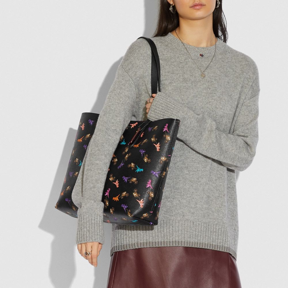 Highline Tote With Rexy And Carriage Print