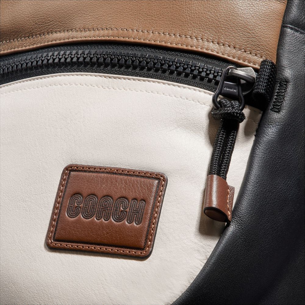Pacer Backpack In Colorblock With Coach Patch