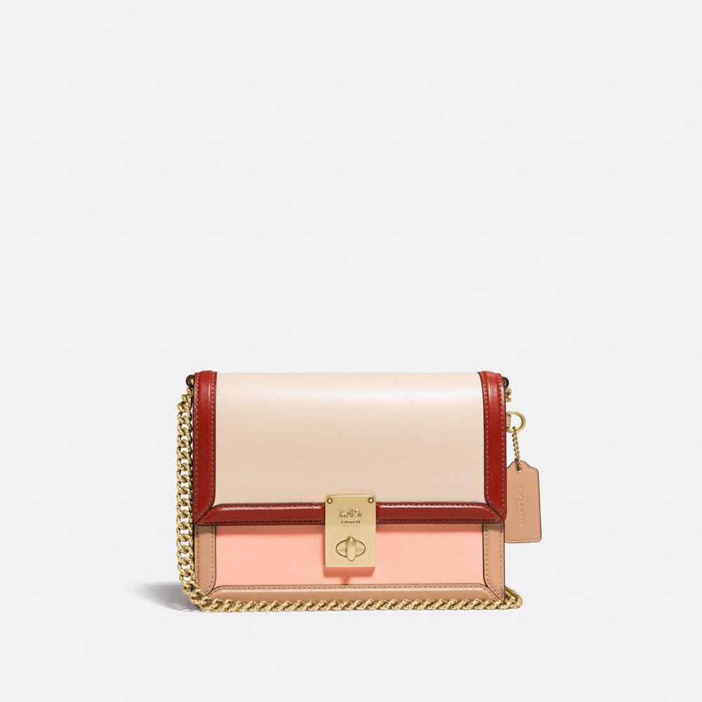 COACH®,Hutton Shoulder Bag In Colorblock,,Front View
