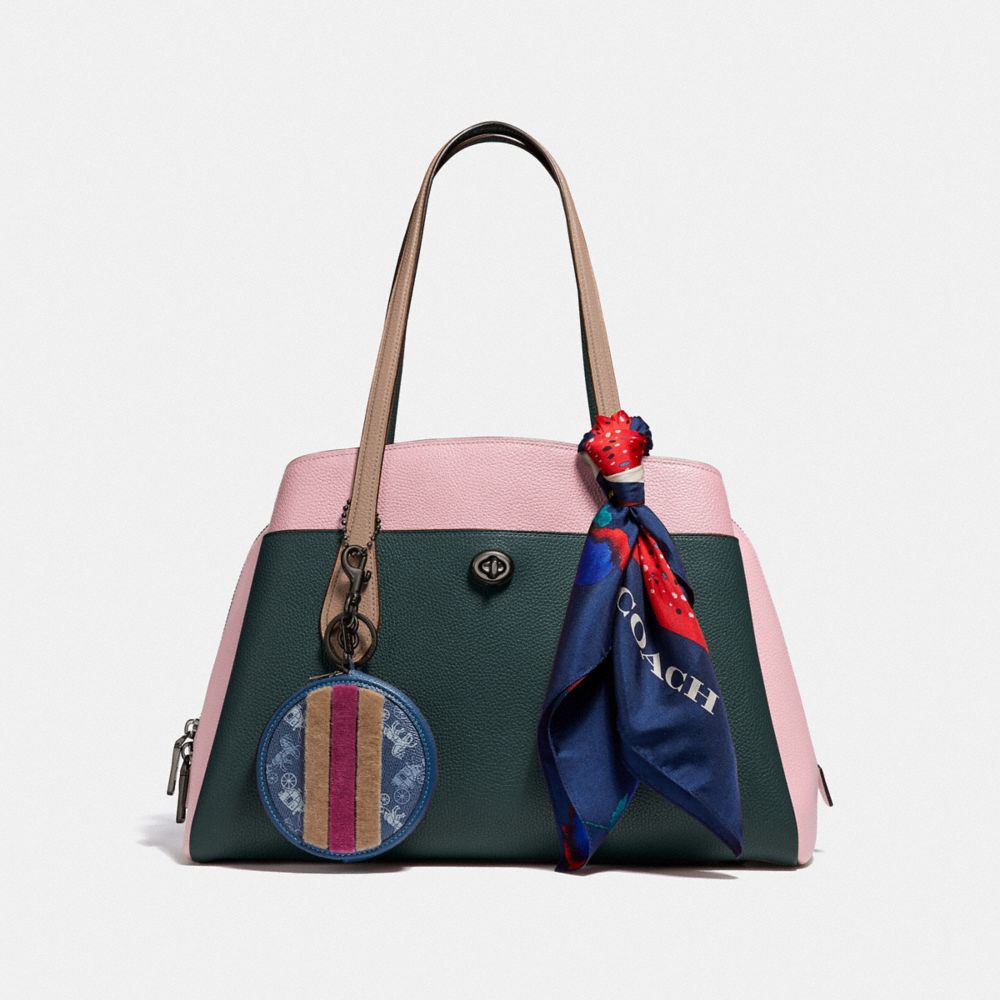 COACH®,Lora Carryall In Colorblock,,Angle View