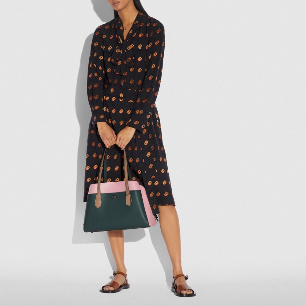 COACH®,Lora Carryall In Colorblock,,Detail View