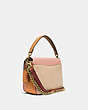 COACH®,CASSIE CROSSBODY 19 IN COLORBLOCK,Leather,Brass/Ivory Blush Multi,Angle View