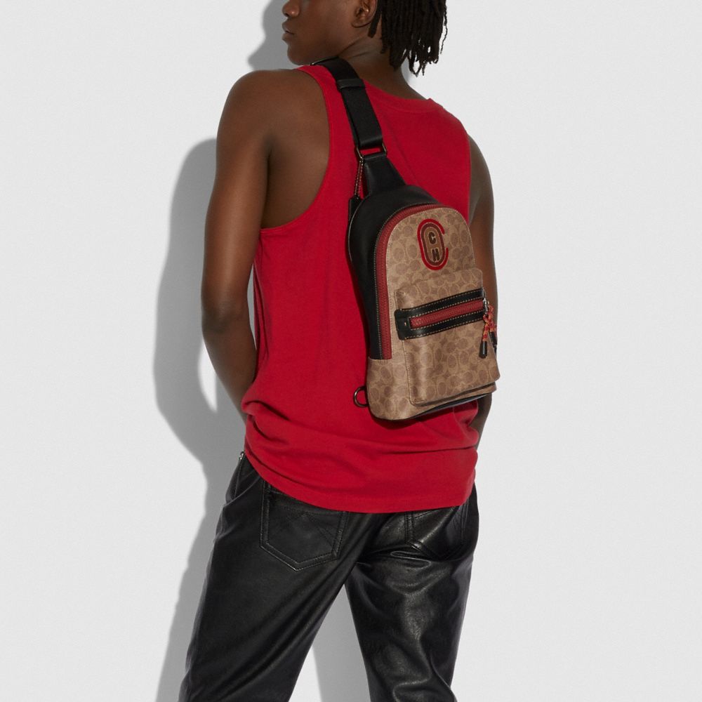 Academy Pack In Signature Canvas With Coach Patch