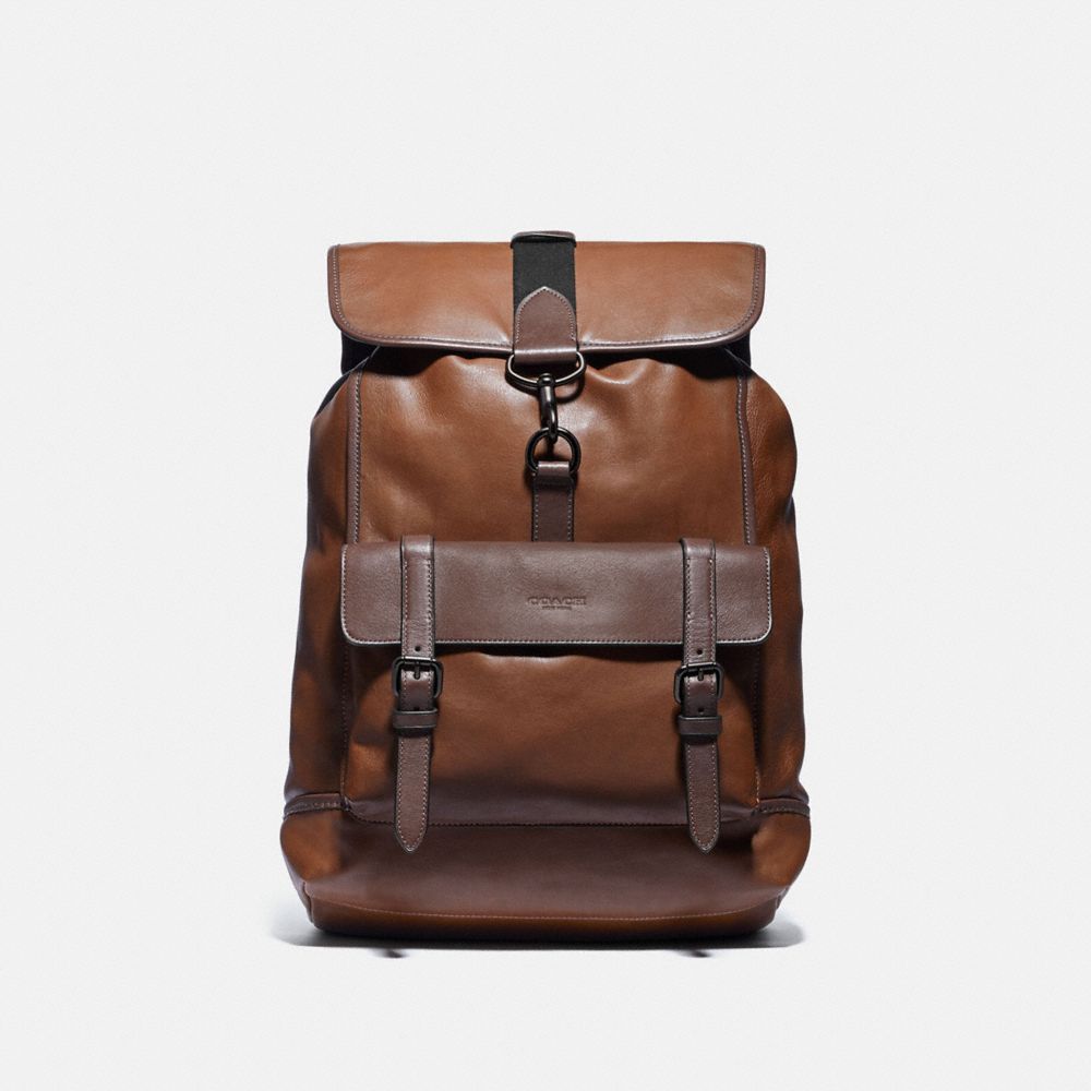 Coach leather 2025 bleecker backpack