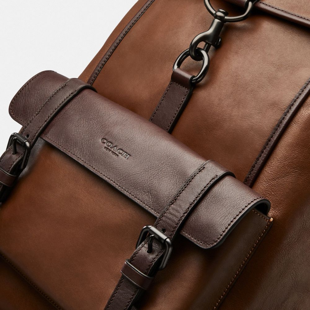 Coach leather shop bleecker backpack