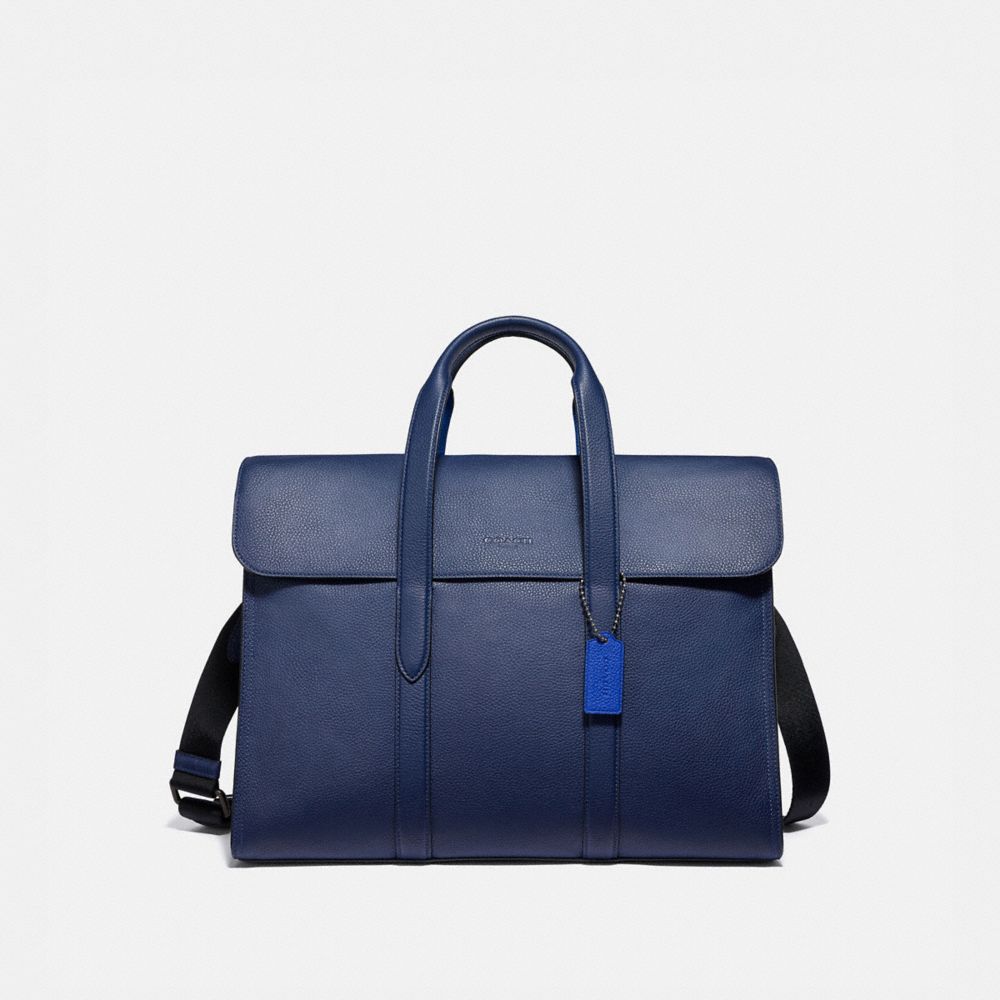 Coach Navy blue Leather ref.920986 - Joli Closet