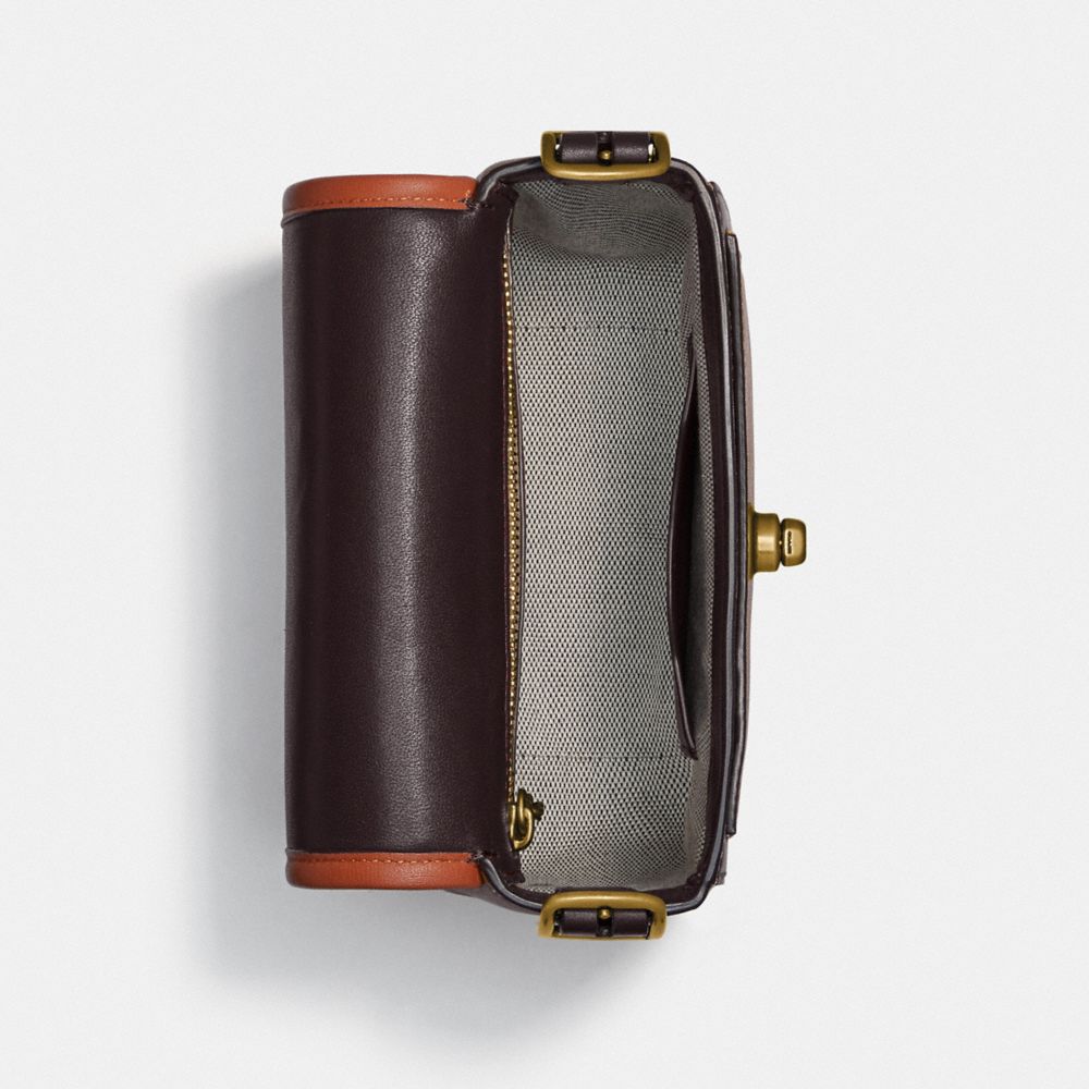 COACH®,Rambler Crossbody 16 In Colorblock,,Inside View,Top View