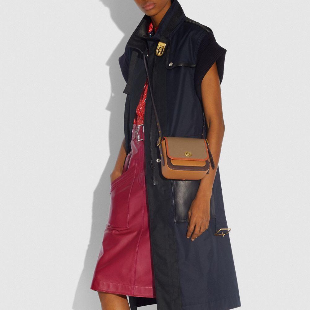 COACH®,Rambler Crossbody 16 In Colorblock,,Detail View