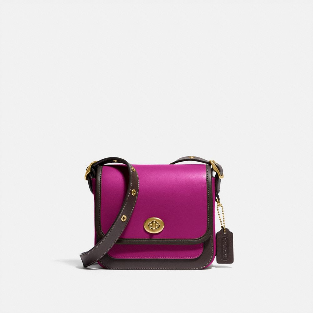 Coach rambler 2025 mini leather crossbody