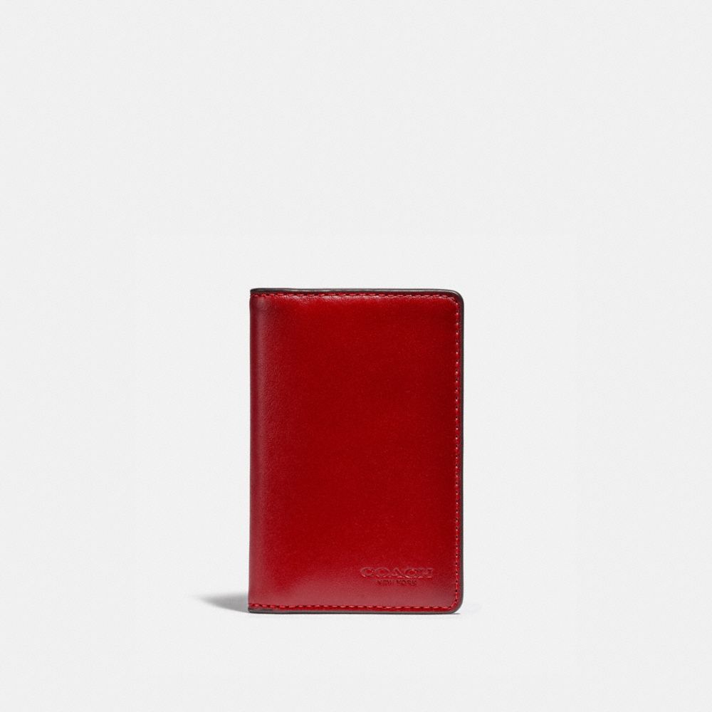 Coach soft wallet online in colorblock